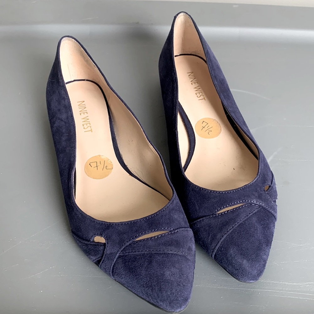 Nine West suede flats